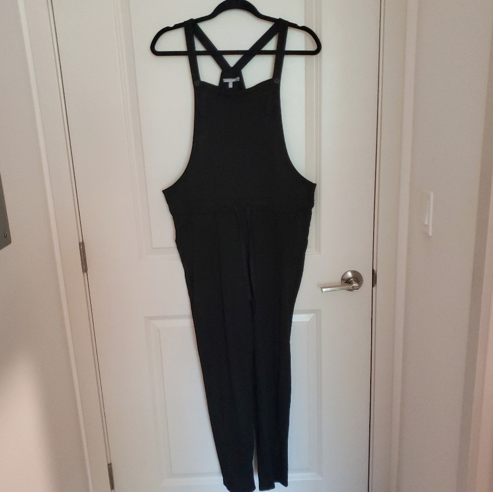 Black Knit Overall